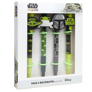 Imagen de Blister 4 Boligrafos Mandalorian Star Wars parte de nuestra colección en Espadas y más, sitio oficial.