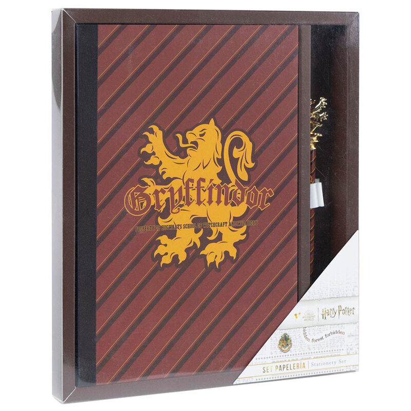Imagen 1 - Set Cuaderno + Boligrafo Gyffindor Harry Potter