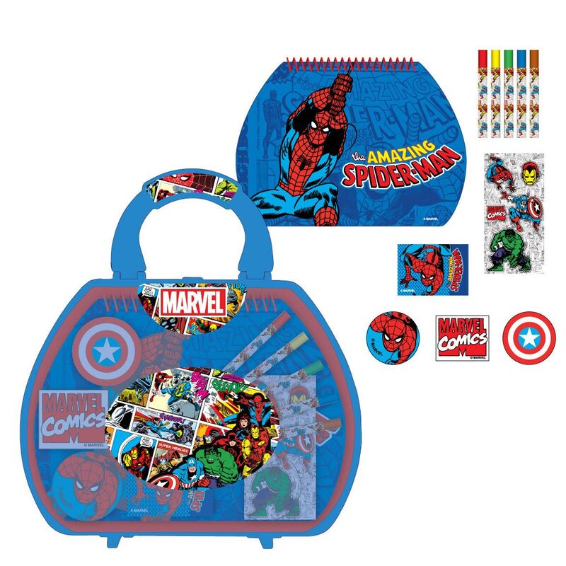 Imagen 1 - Maletin Papeleria Coloreable Marvel