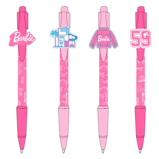 Imagen de Blister 4 Boligrafos Barbie parte de nuestra colección en Espadas y más, sitio oficial.