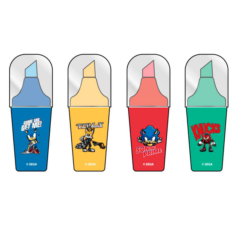 Imagen 2 - Blister 4 Boligrafos Sonic Prime