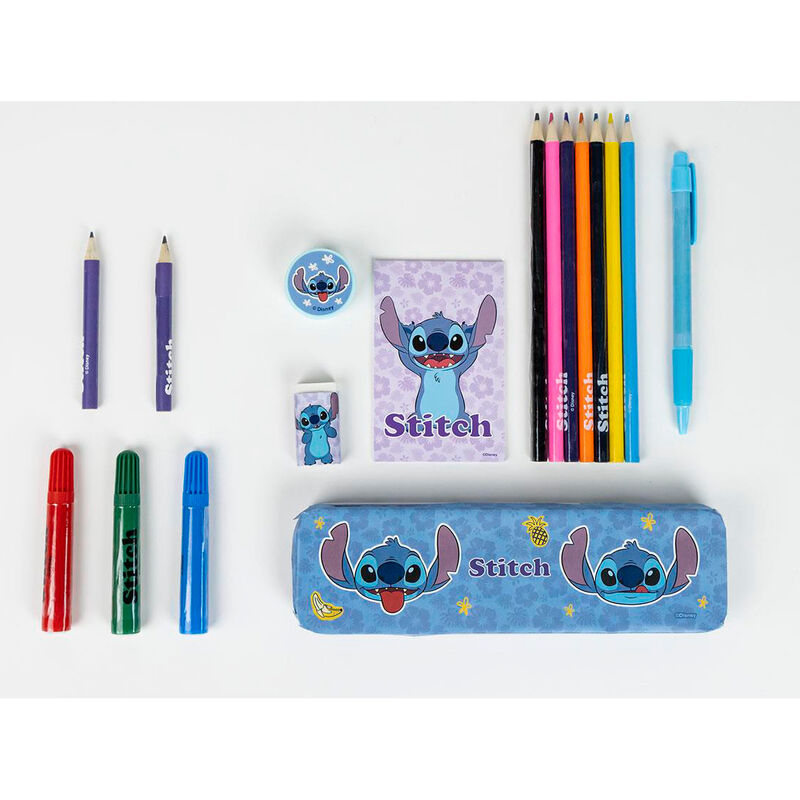 Imagen 2 de Set Papeleria Coloreable Stitch Disney