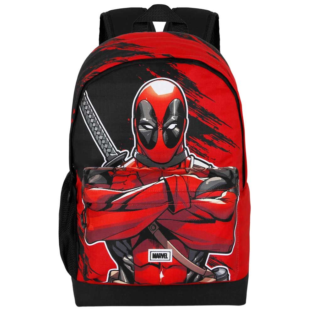 Imagen 1 - Mochila Plus Bad Deadpool Marvel 43Cm Adaptable