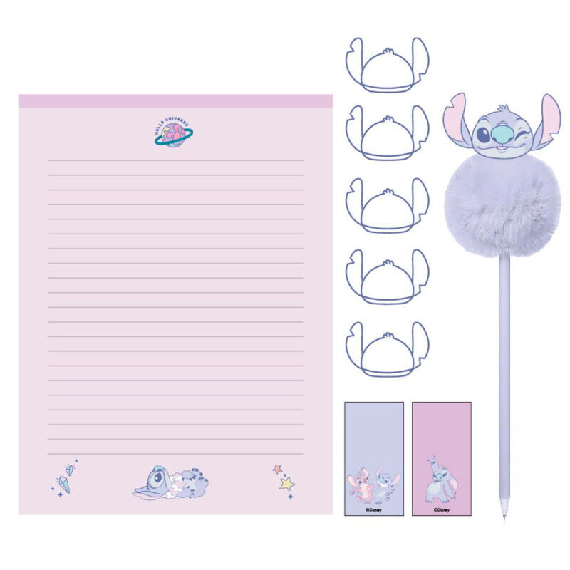 Imagen 2 de Set Papeleria Stitch Disney