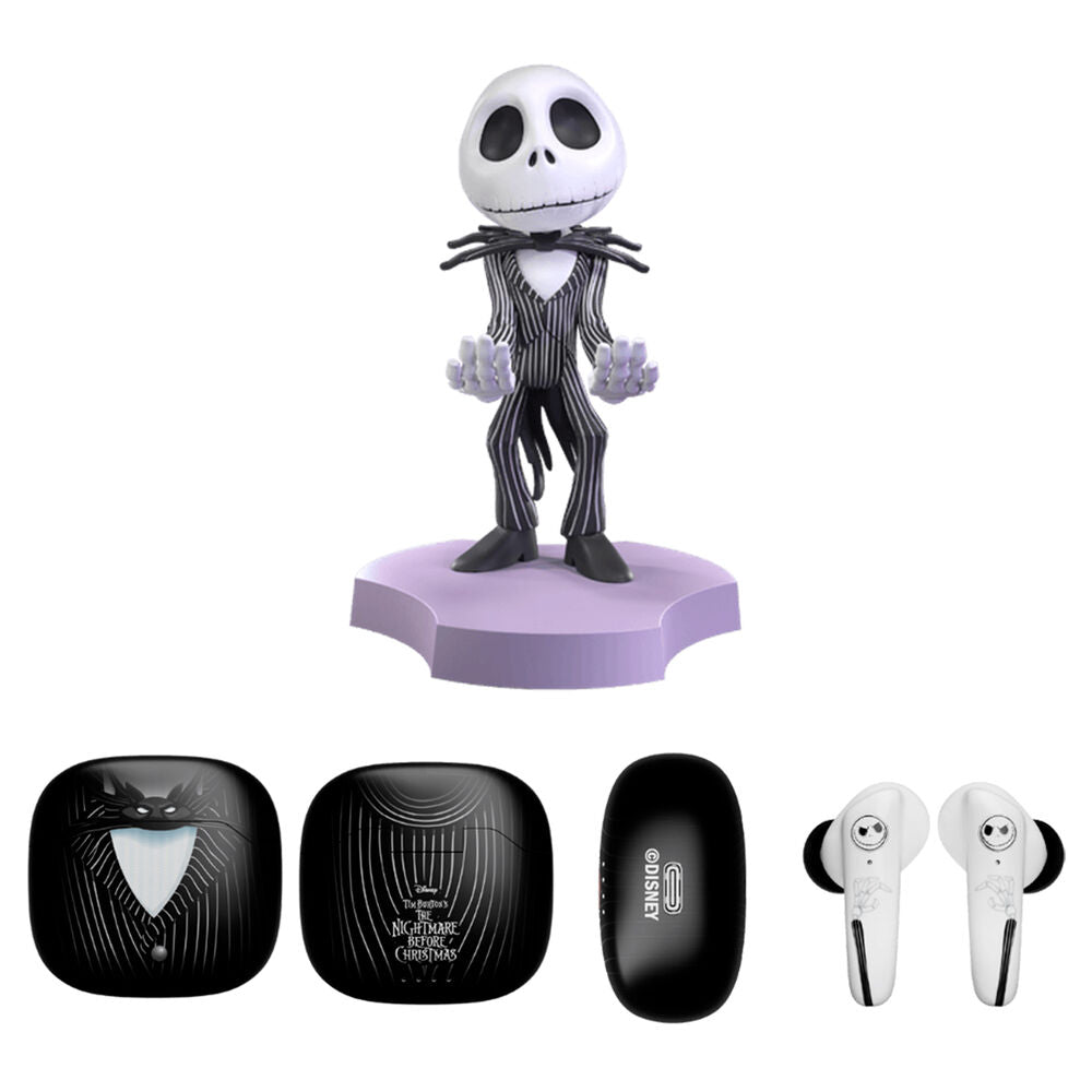 Imagen 1 - Mini Cable Guy + Auriculares Inalambricos Jack Pesadilla Antes De Navidad Disney