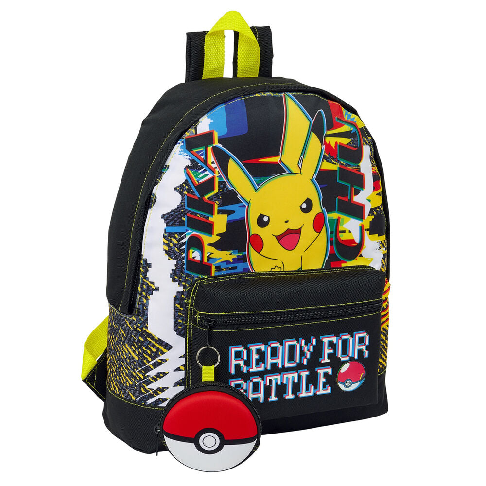 Imagen de Mochila + Monedero Pokemon 40Cm parte de nuestra colección en Espadas y más, sitio oficial.