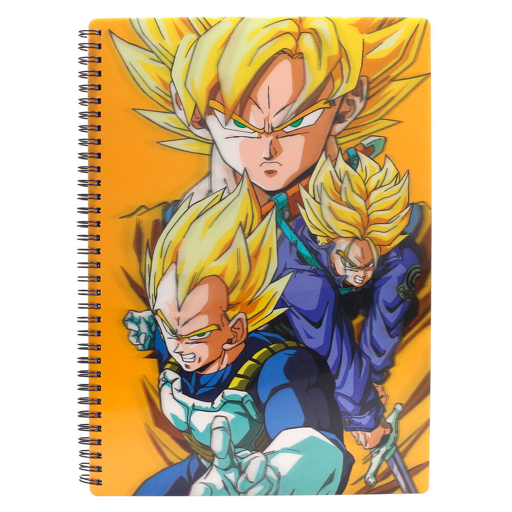 Imagen 1 - Cuaderno A4 Saiyans Dragon Ball Z