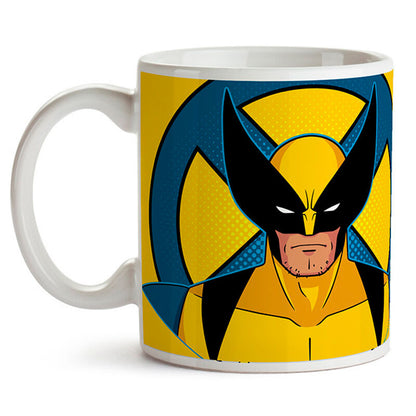 Imagen de Taza Wolverine X-men Marvel parte de nuestra colección en Espadas y más, sitio oficial.