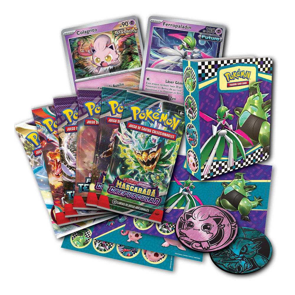 Imagen 3 de Estuche Juego Cartas Coleccionables Chest Pokemon Español 2