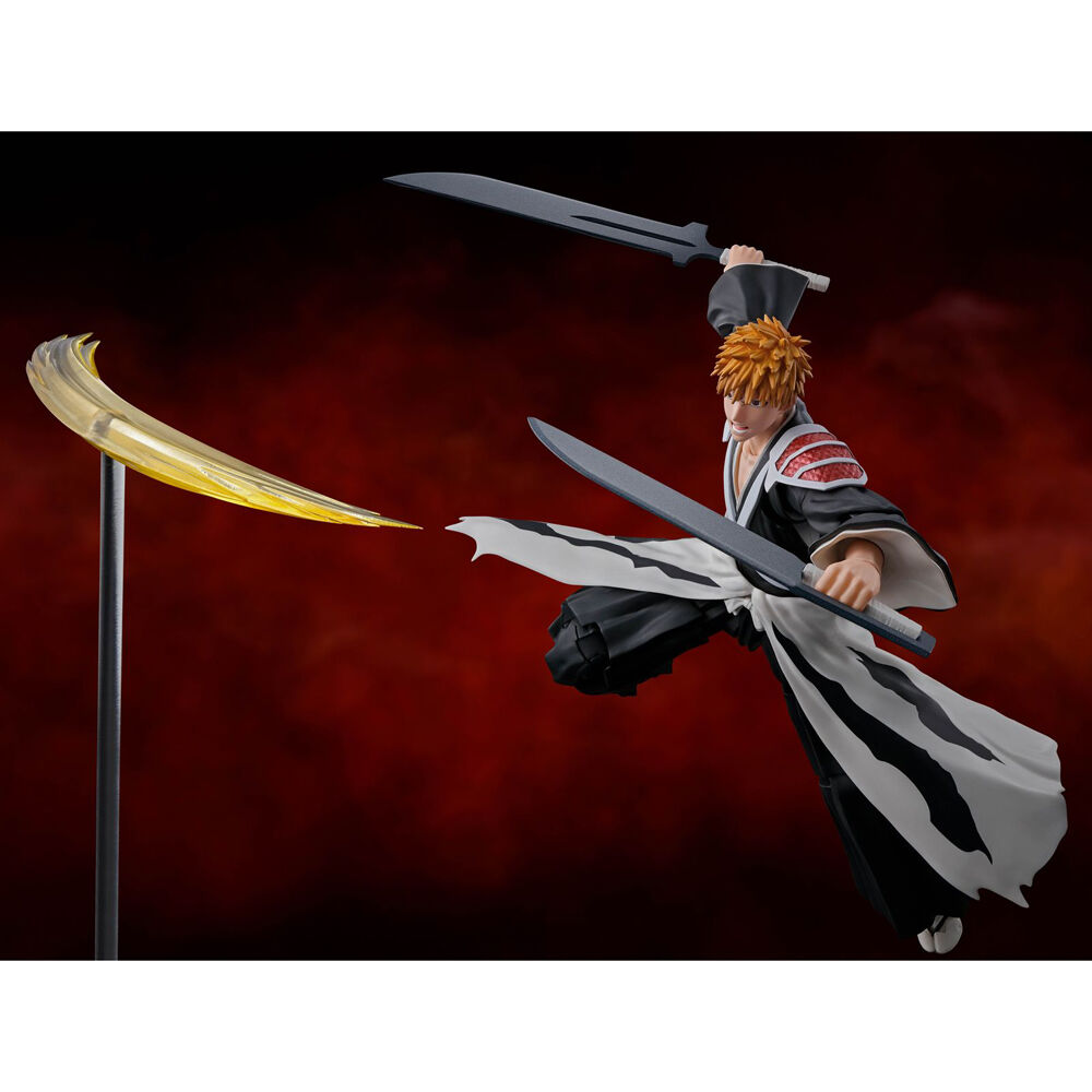 Imagen 2 - Figura S.h Figuarts Ichigo Kurosaki Dual Zangetsu Bleach 15Cm
