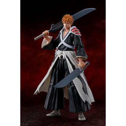 Imagen 3 de Figura S.H Figuarts Ichigo Kurosaki Dual Zangetsu Bleach 15Cm