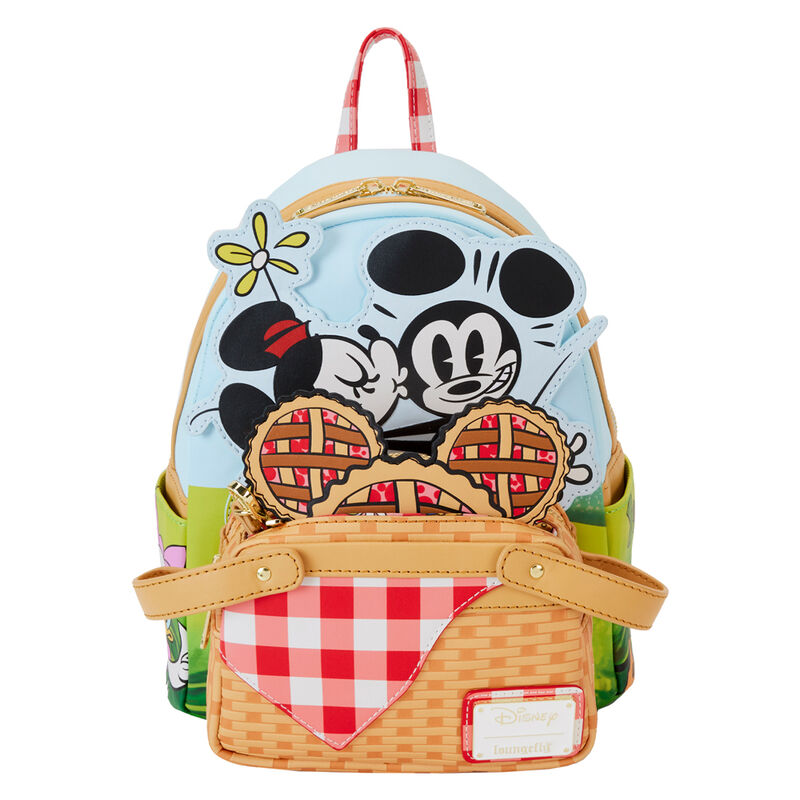Imagen de Mochila Picnic Basket Mickey &#38; Friends Disney Loungefly 26Cm parte de nuestra colección en Espadas y más, sitio oficial.
