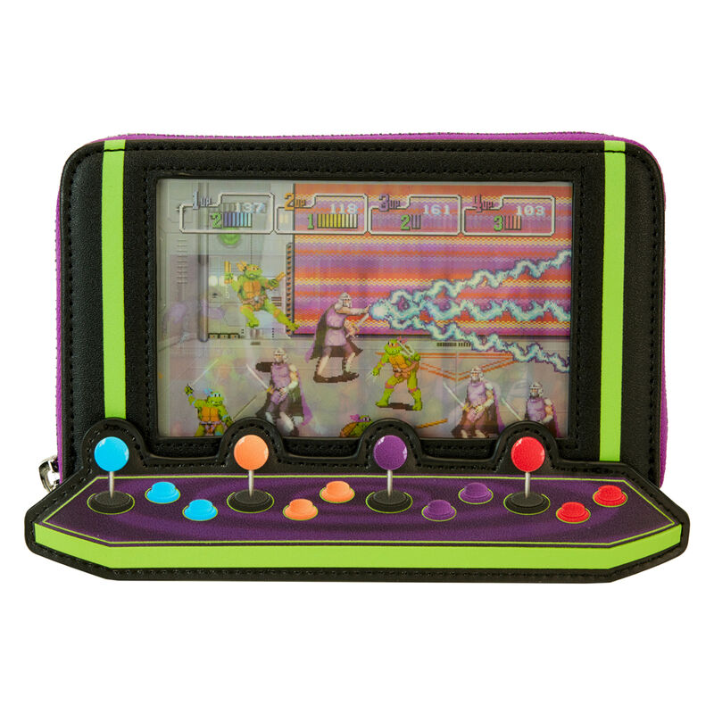 Imagen 1 de Cartera Vintage Arcade 40Th Anniversary Tortugas Ninja Loungefly