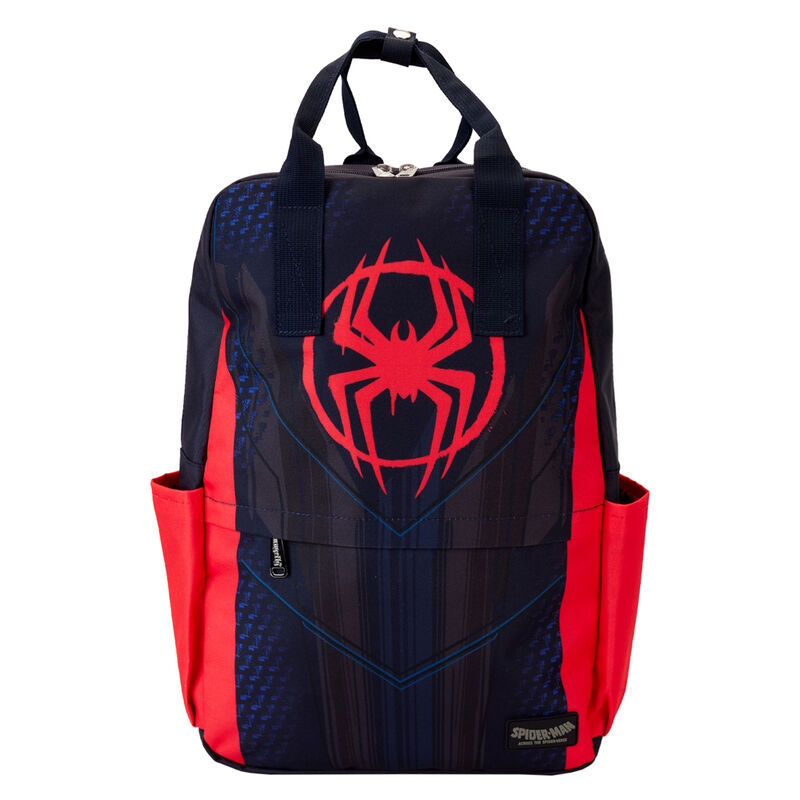 Imagen 1 de Mochila Nylon Traje Miles Morales Spider-Verse Marvel Loungefly 43Cm