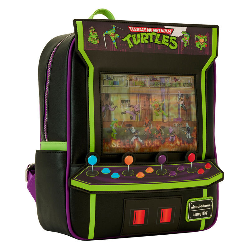 Imagen 2 de Mochila Vintage Arcade 40Th Anniversary Tortugas Ninja Loungefly