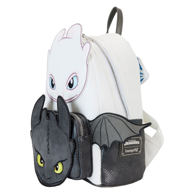 Imagen 2 de Mochila Furia Luminosa & Furia Nocturna Como Entrenar A Tu Dragon Loungefly 26Cm