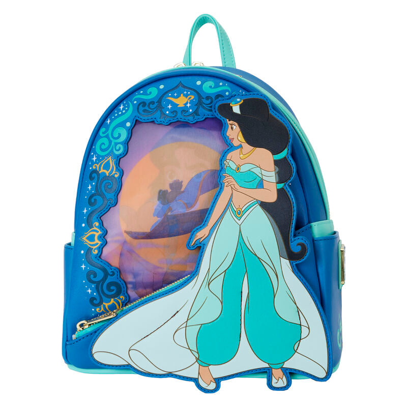 Imagen 3 de Mochila Lenticular Jasmine Aladdin Disney Loungefly 26Cm