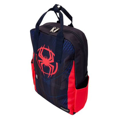 Imagen 3 de Mochila Nylon Traje Miles Morales Spider-Verse Marvel Loungefly 43Cm