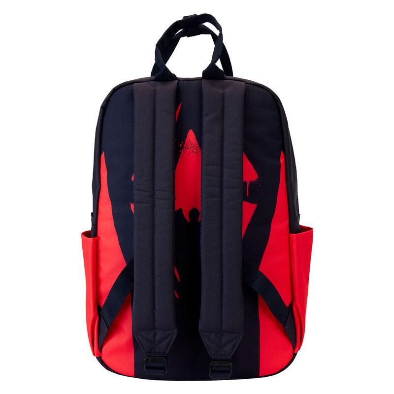 Imagen 4 de Mochila Nylon Traje Miles Morales Spider-Verse Marvel Loungefly 43Cm