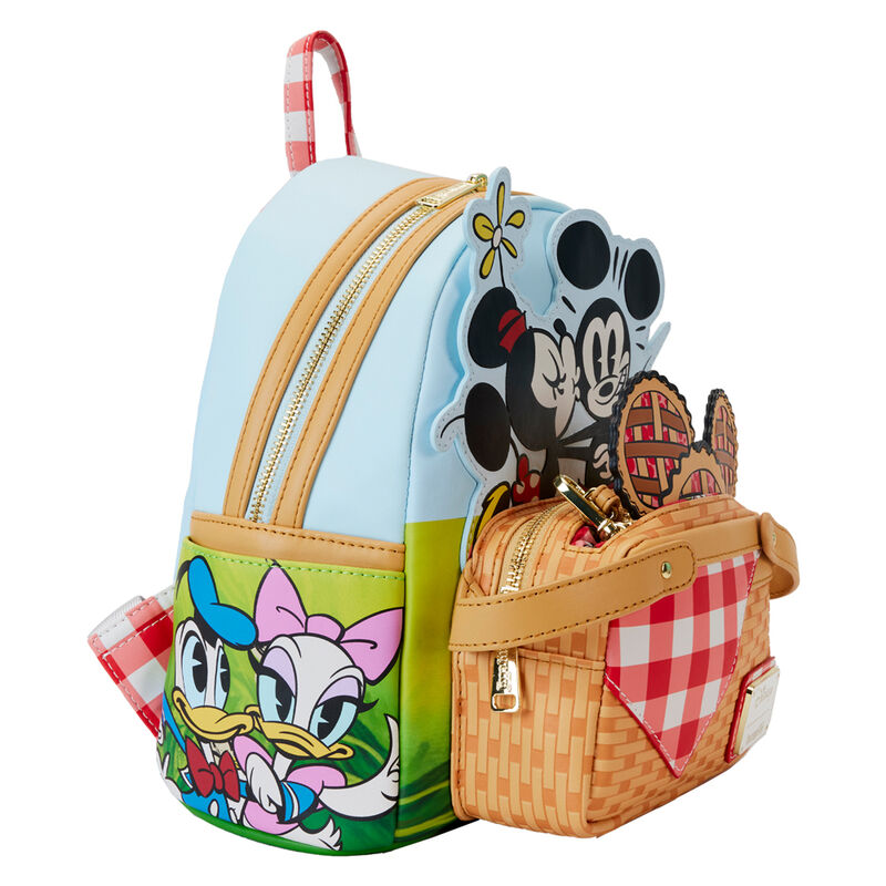 Imagen de Mochila Picnic Basket Mickey &#38; Friends Disney Loungefly 26Cm parte de nuestra colección en Espadas y más, sitio oficial.
