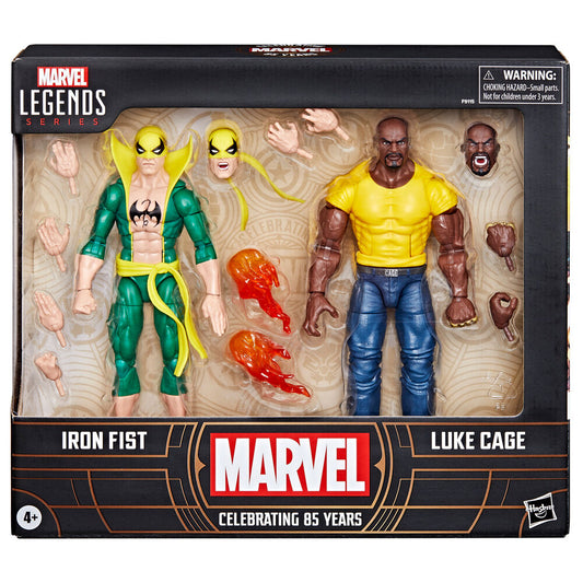 Imagen 1 de Blister Figuras Iron Fist & Luke Cage Celebrating 65 Years Marvel 15Cm