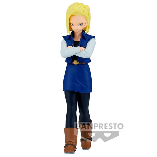 Imagen 1 - Figura Android 18 Solid Edge Work Dragon Ball Z 17Cm