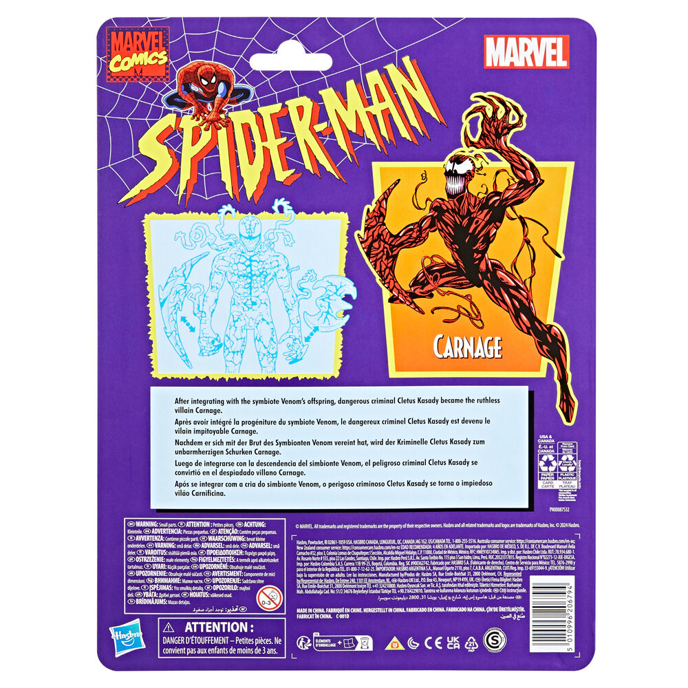 Imagen 9 de Figura Carnage Spiderman Marvel 15Cm