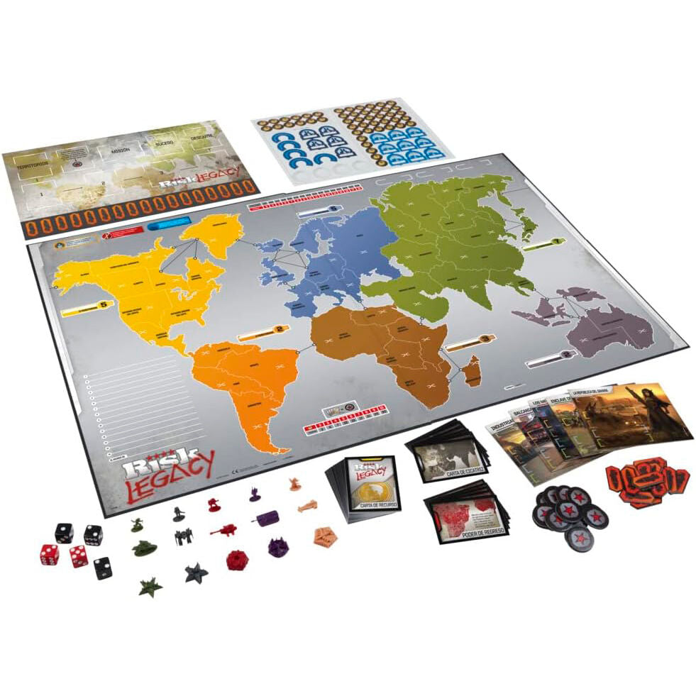 Imagen 2 de Juego Mesa Legacy Risk Español