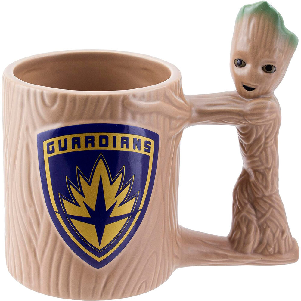 Imagen 1 de Taza 3D Groot Guardianes De La Galaxia Marvel 300Ml