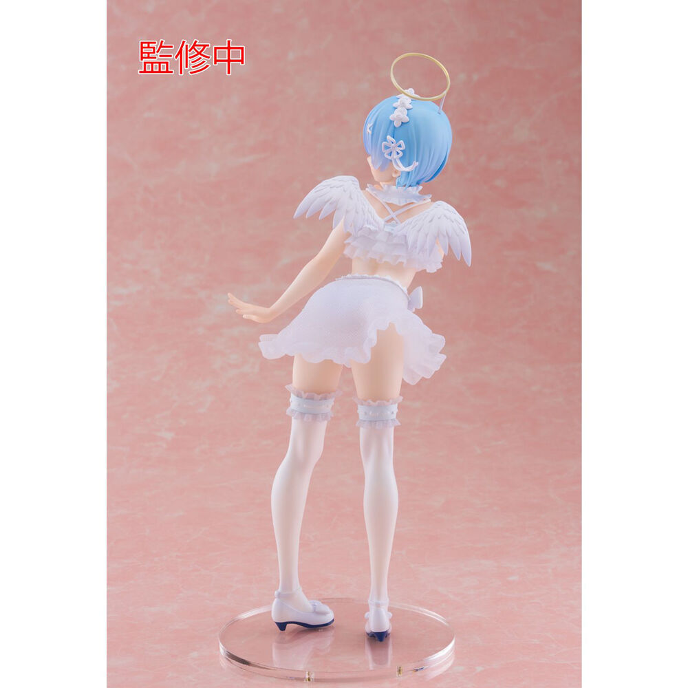 Imagen 3 - Figura Rem Pretty Angel Re:zero Starting Life In Another World 15Cm