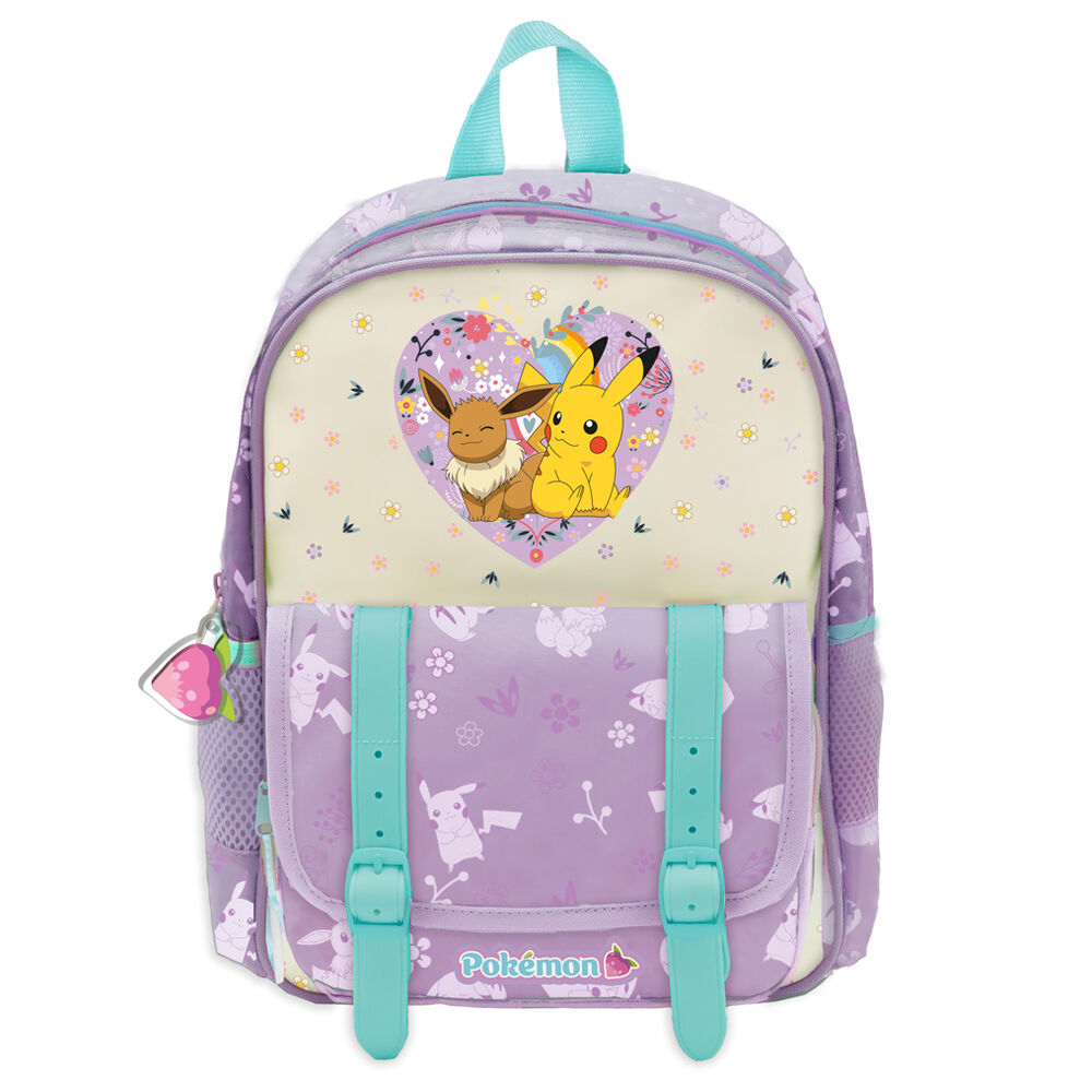 Imagen 1 - Mochila Flowers Pokemon 30Cm Adaptable