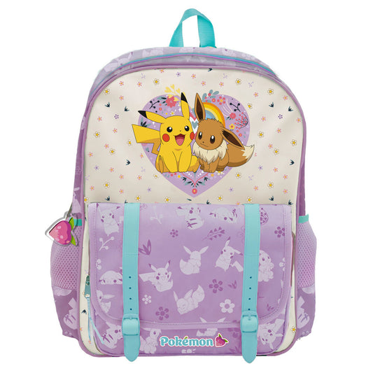 Imagen 1 de Mochila Flowers Pokemon 42Cm Adaptable