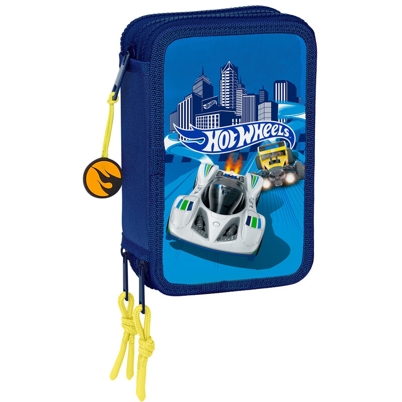 Imagen 1 de Plumier Sonny Hot Wheels Triple 36Pzs