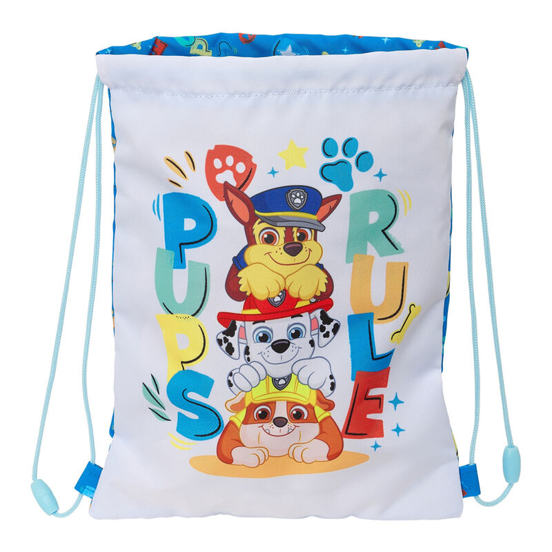 Imagen 1 de Saco Pups Rule Patrulla Canina Paw Patrol 34Cm