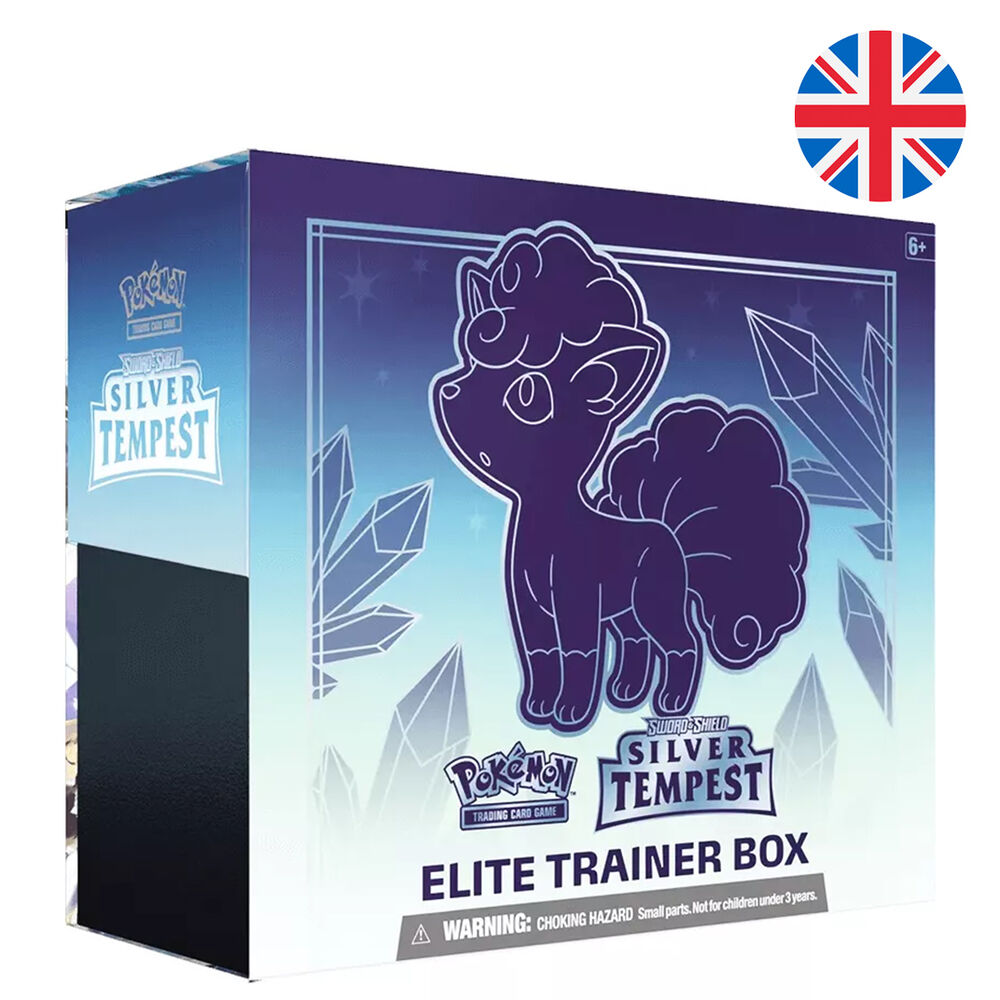 Imagen 1 - Estuche Juego Cartas Coleccionables Silver Tempest Sword &#38; Shield Pokemon Ingles