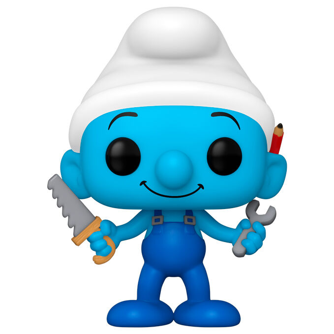 Imagen 2 de Figura Pop The Smurfs Handy Smurf