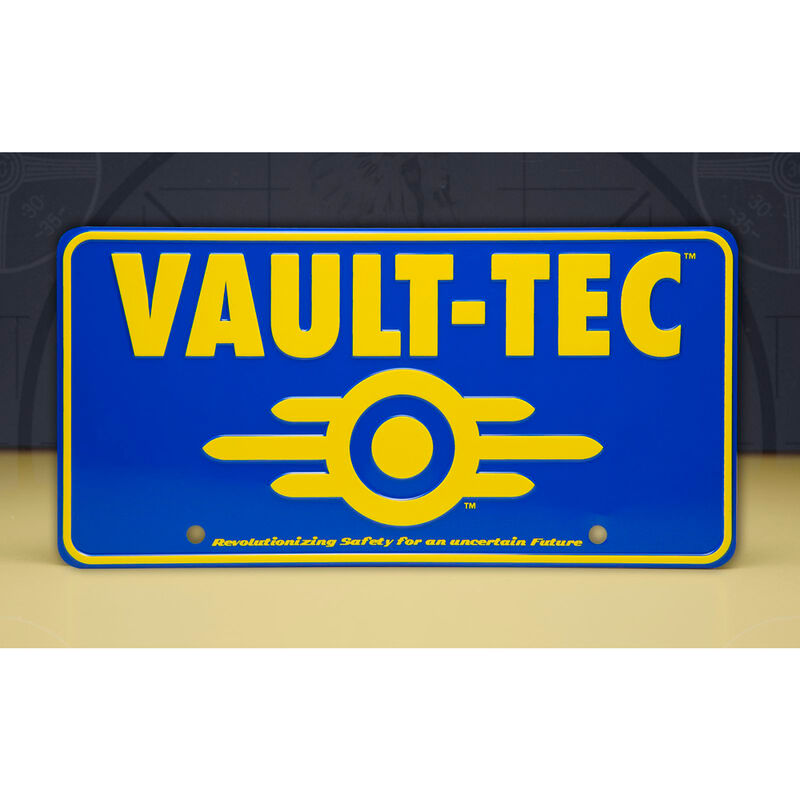 Imagen 1 - Replica Matricula Vault-tec Fallout