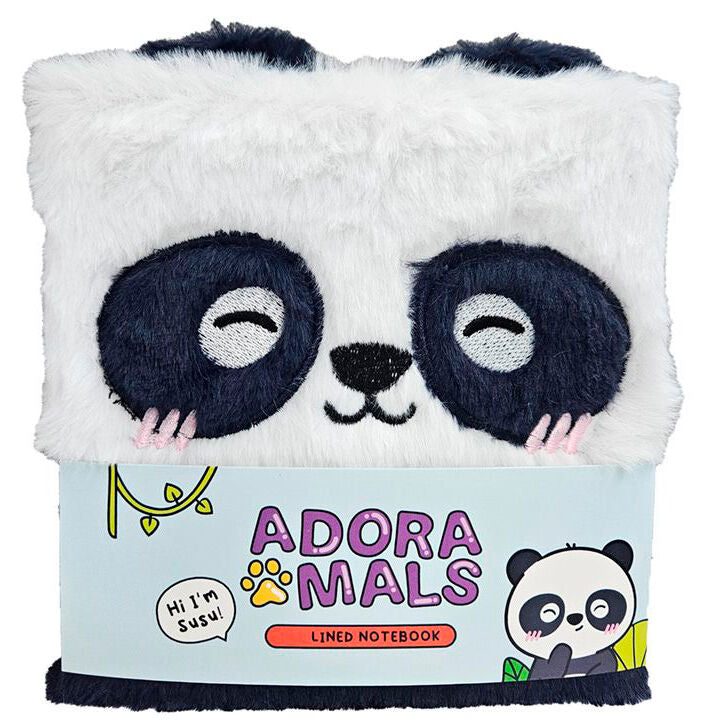 Imagen 1 de Cuaderno Peluche A5 Oso Panda Adoramals