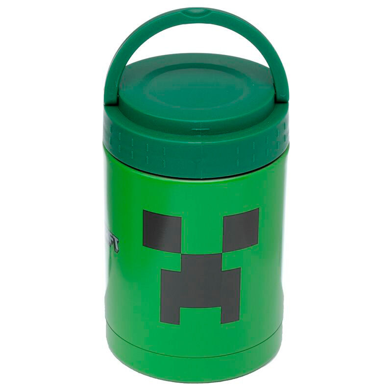 Imagen 1 de Fiambrera Portatil Creeper Minecraft 500Ml Termo