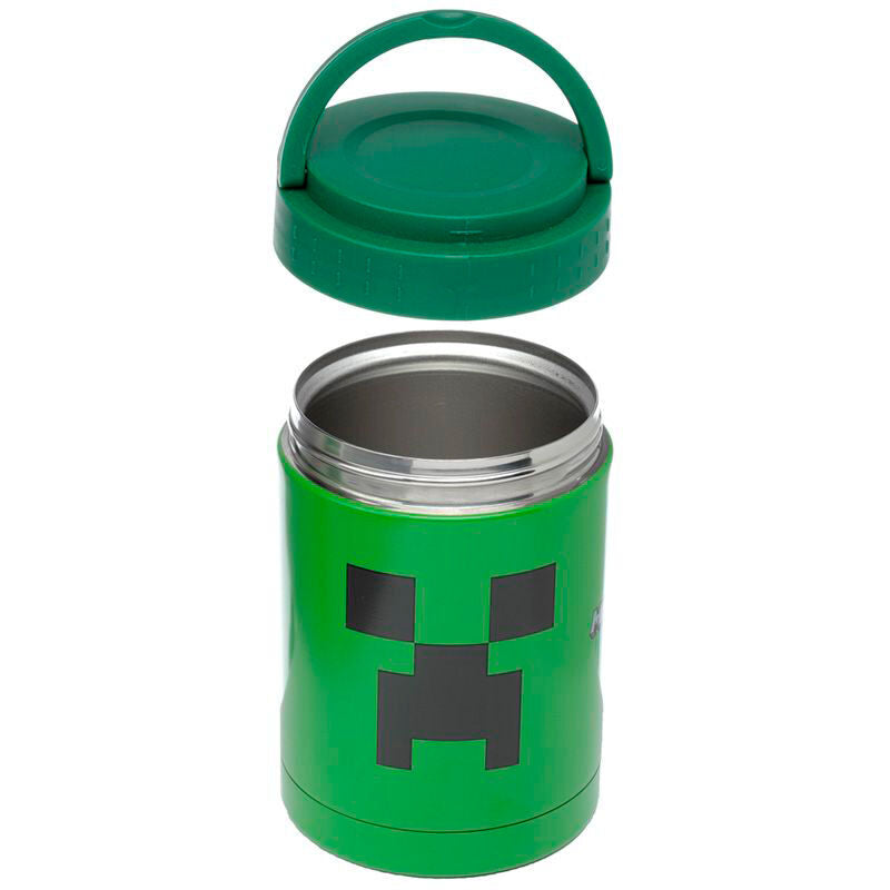 Imagen 2 de Fiambrera Portatil Creeper Minecraft 500Ml Termo