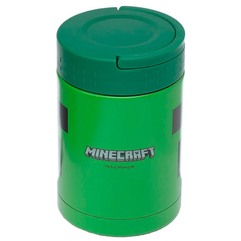 Imagen 5 de Fiambrera Portatil Creeper Minecraft 500Ml Termo