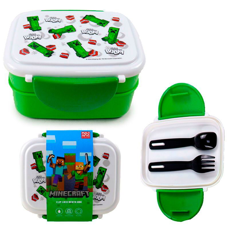 Imagen de Sandwichera + Cubiertos Tnt Minecraft parte de nuestra colección en Espadas y más, sitio oficial.