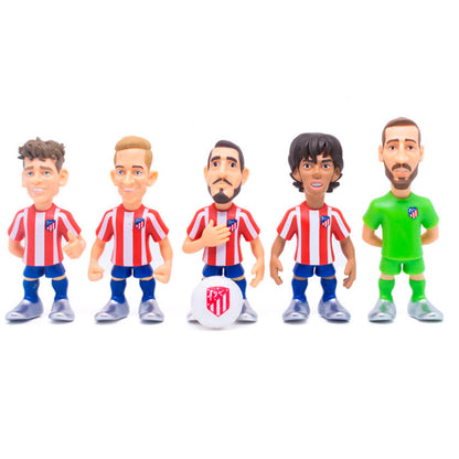 Imagen 1 de Blister 4 Figuras Minix Atletico De Madrid 7Cm