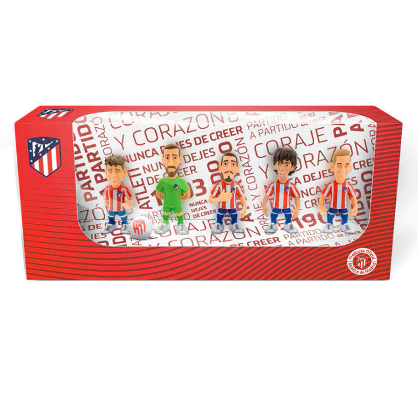 Imagen 2 de Blister 4 Figuras Minix Atletico De Madrid 7Cm