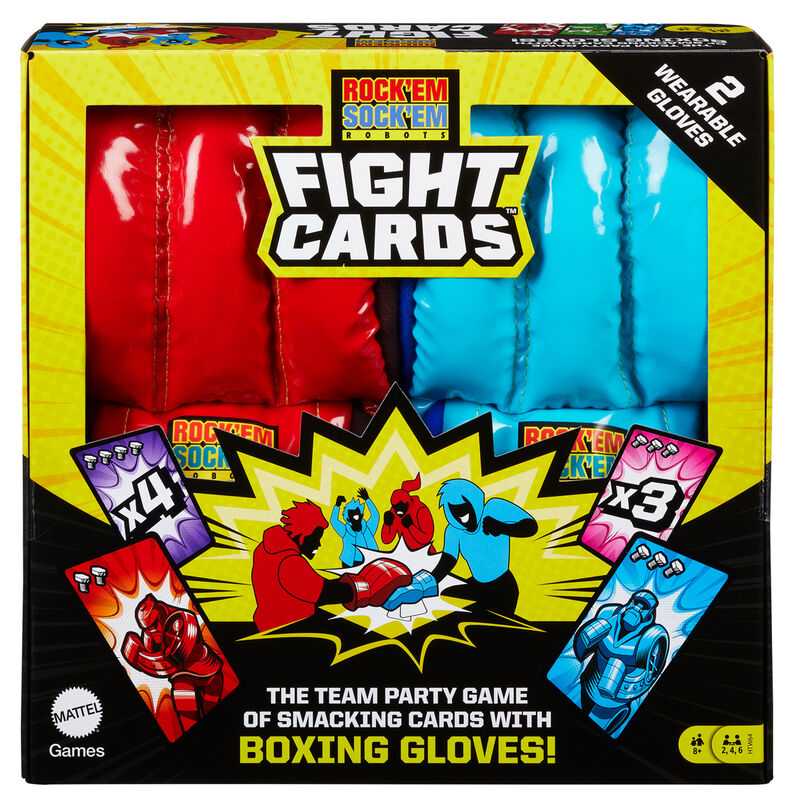 Imagen 1 - Juego Mesa Rock Em Sock Em Robots Cartas Lucha