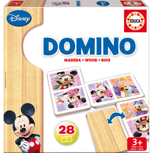 Imagen 1 de Juego Domino Mickey Minnie Disney Madera