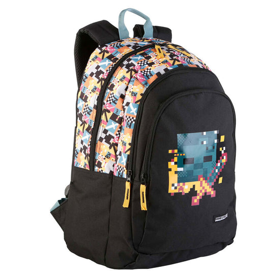 Imagen 1 de Mochila Pixel Minecraft 44Cm Adaptable