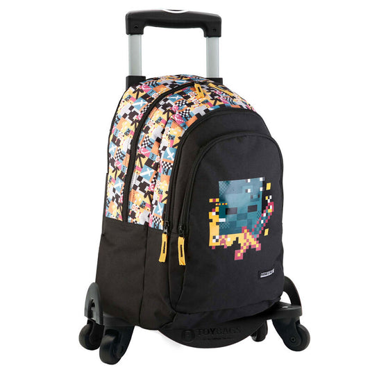 Imagen 1 de Mochila Pixel Minecraft+ Carro Toybags 44Cm