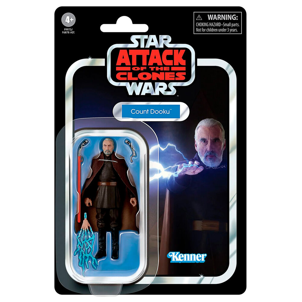 Imagen 3 de Figura Count Dooku Attack Of The Clones Star Wars 9,5Cm