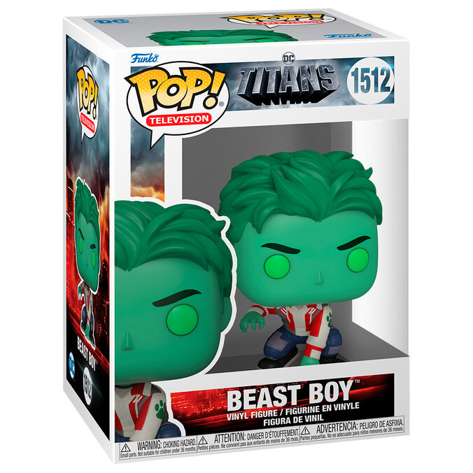 Imagen 1 de Figura Pop Titans Beast Boy